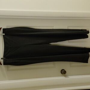 EUC Apt 9 Stretch Maxwell Charcoal Pinstripe Women's Pants 4 Pockets Belt Loops